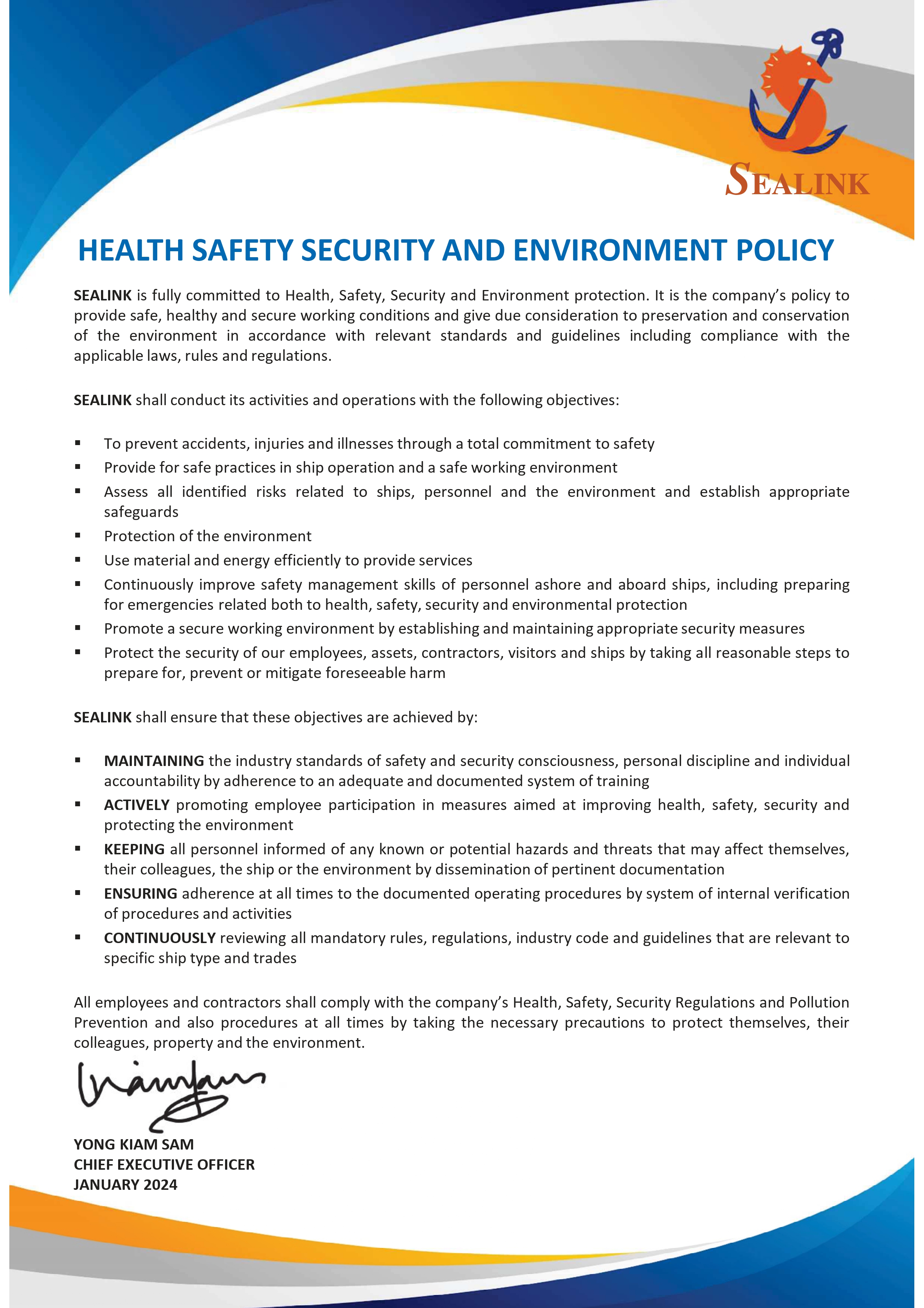 HSE policy 1