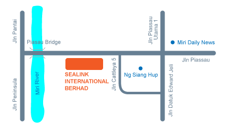 Sealink International Berhad location map